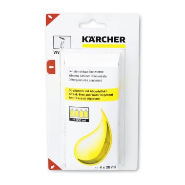 фото Средство для мойки стекол концентрированное KARCHER RM 503, 20 мл (4 шт.) 6.295-302.0