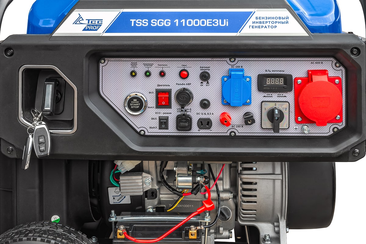 фото Бензогенератор инверторный TSS SGG 11000E3Ui