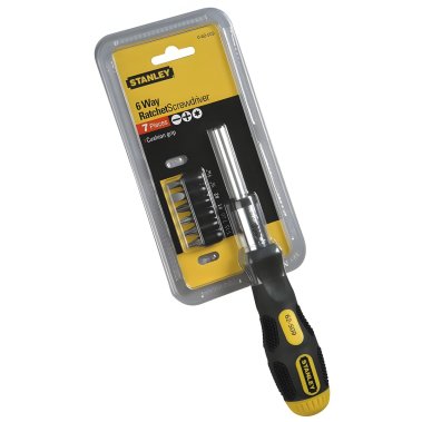 фото Отвертка с битами 7 пр. 6 Way Ratchet STANLEY 0-62-509