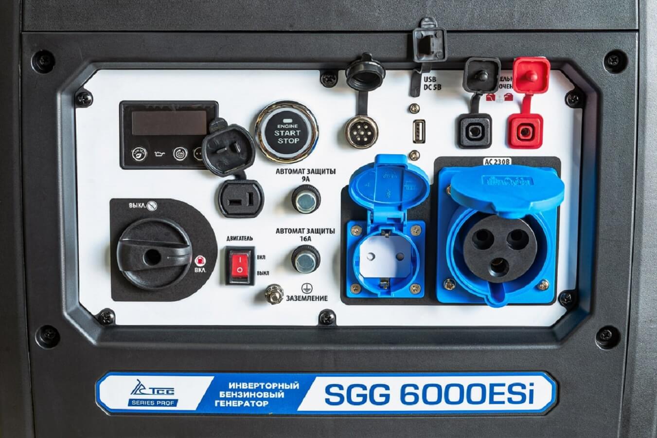 фото Генератор бензиновый инверторный TSS SGG 6000ESi