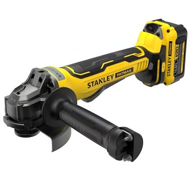 фото Шлифмашина угловая аккумуляторная STANLEY SFMCG700M2K-QW