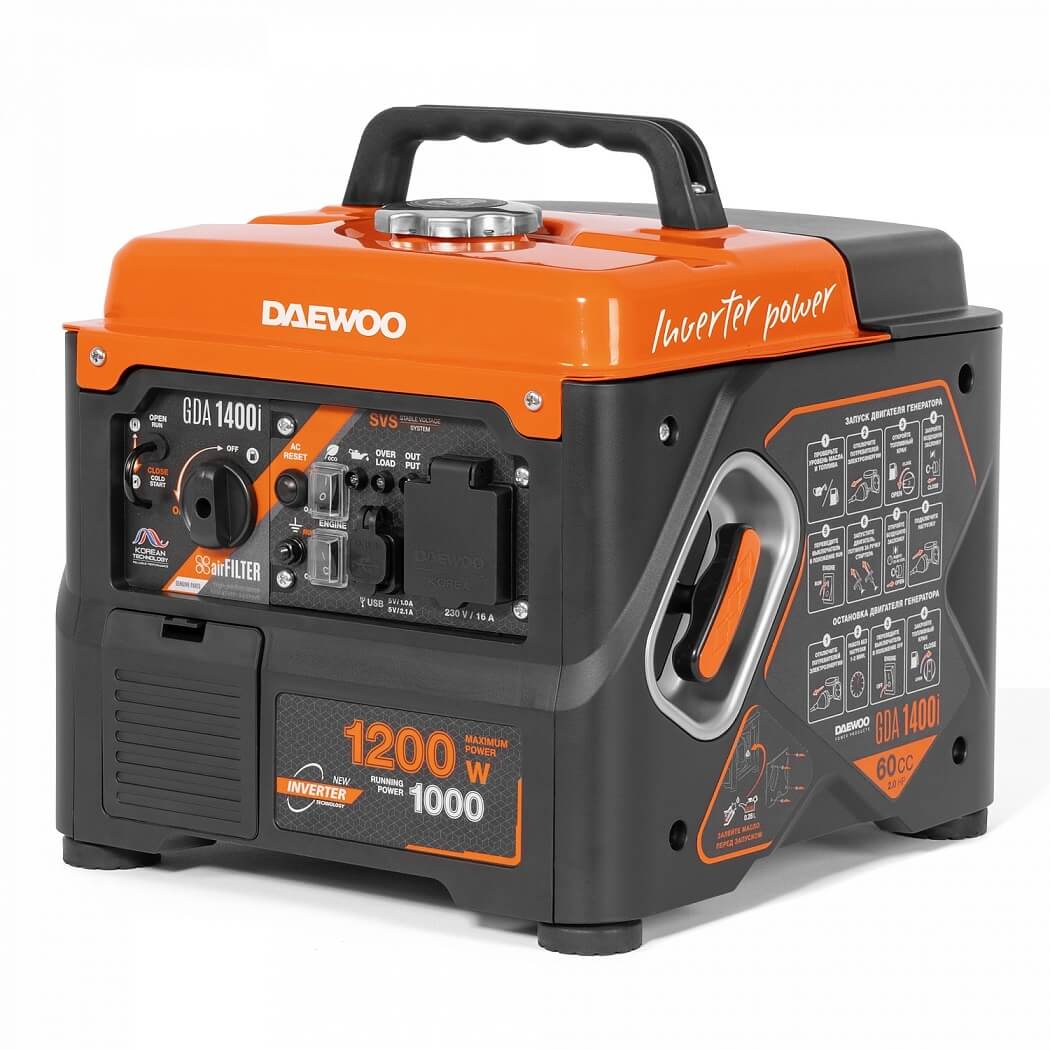 фото Генератор бензиновый инверторный DAEWOO GDA 1400i