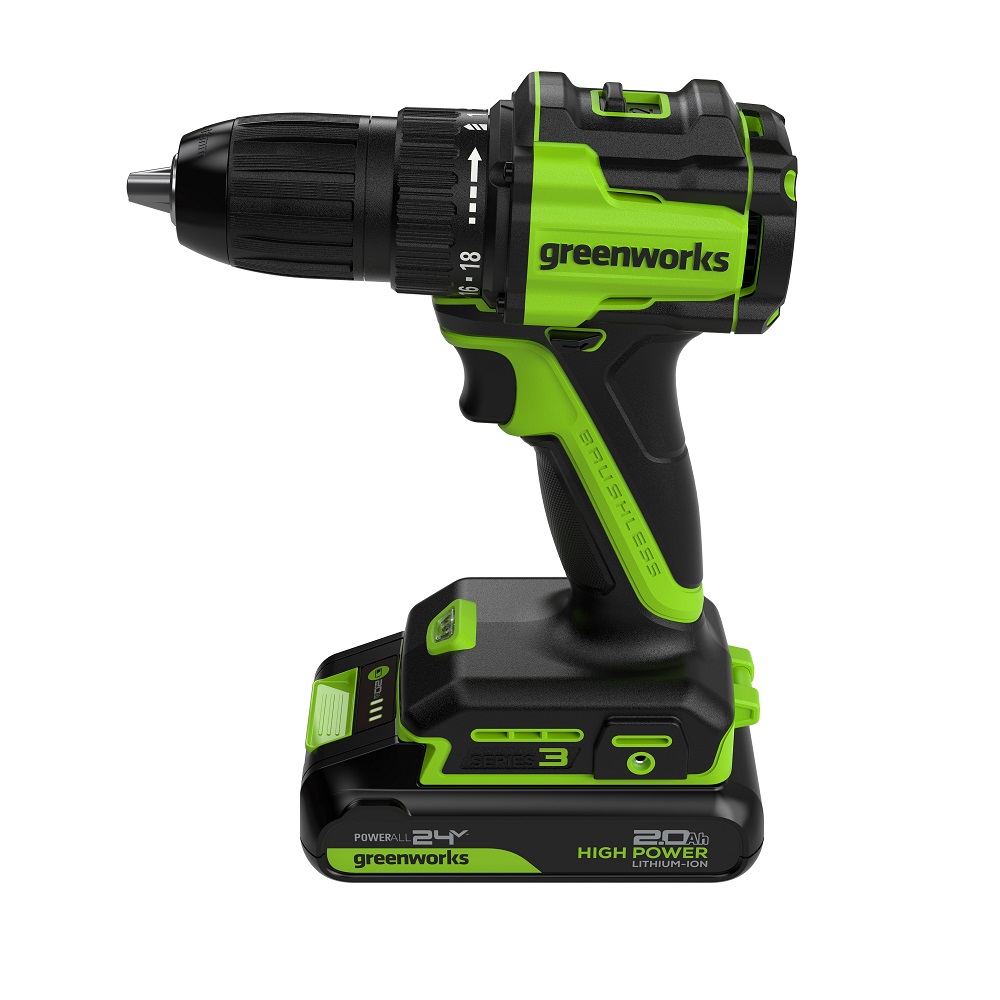 фото Дрель-шуруповерт аккумуляторная GREENWORKS DD345 3708307CUA