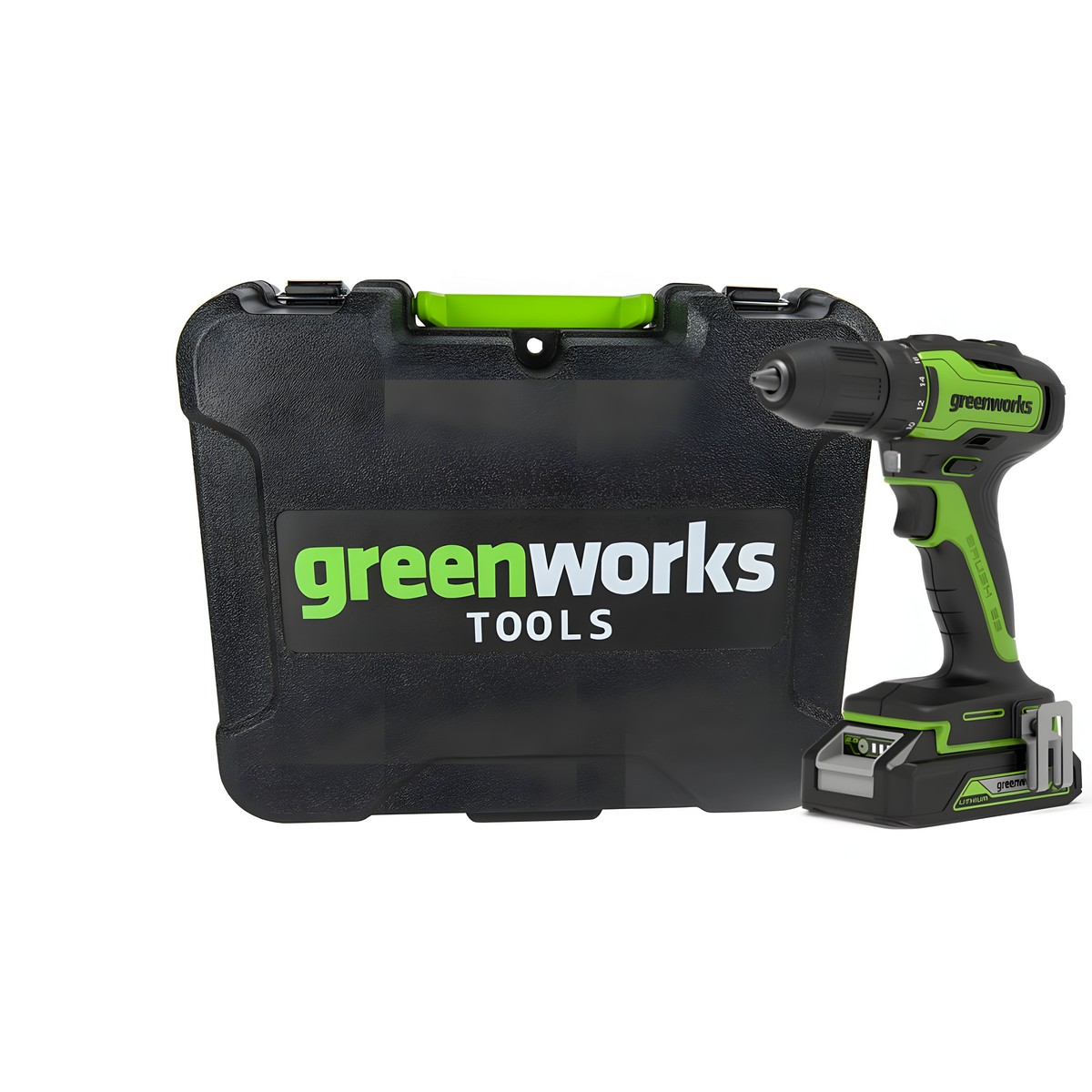 фото Дрель-шуруповерт аккумуляторная GREENWORKS GD24DD35 3704007UA