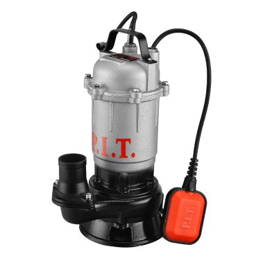 фото Насос фекальный электрич. P.I.T. PSW750-W (750Вт, напор 16м, 166л/мин, чугун, поплавковый выключ.)