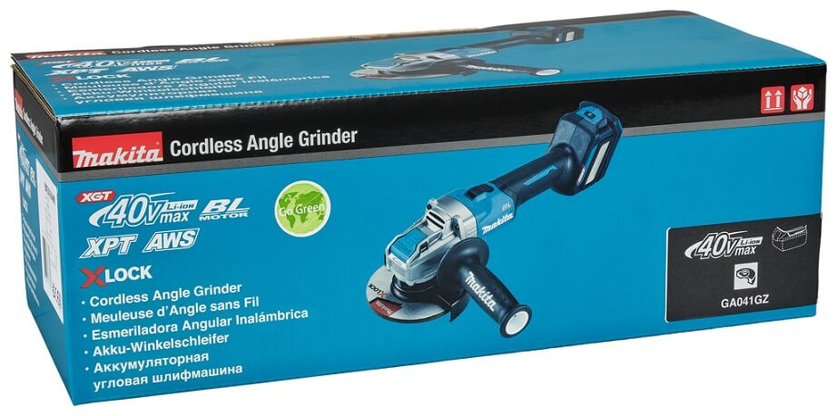 фото Шлифмашина угловая аккумуляторная MAKITA XGT GA041GZ01 (без АКБ и ЗУ)