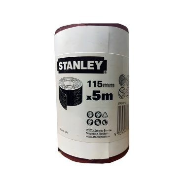 фото Лента шлифовальная 115 мм х 5.0 м P120 STANLEY STA31436