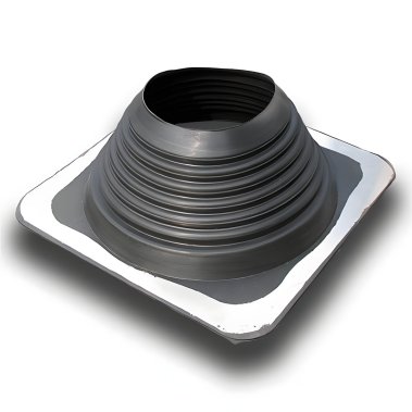 фото Уплотнитель дымохода кровельный (№8 сил. 178-330 серебро)