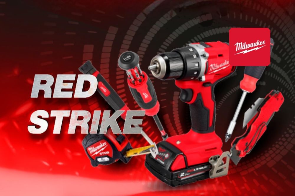 MILWAUKEE RED STRIKE: Скидка 23% на инструмент