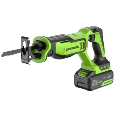 фото Пила сабельная аккумуляторная GREENWORKS GPT-BLRS-1 1200607CUB