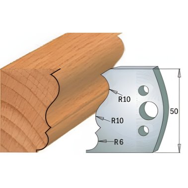 фото Комплект ножей 50 х 4 мм SP (2 шт.) CMT 690.506