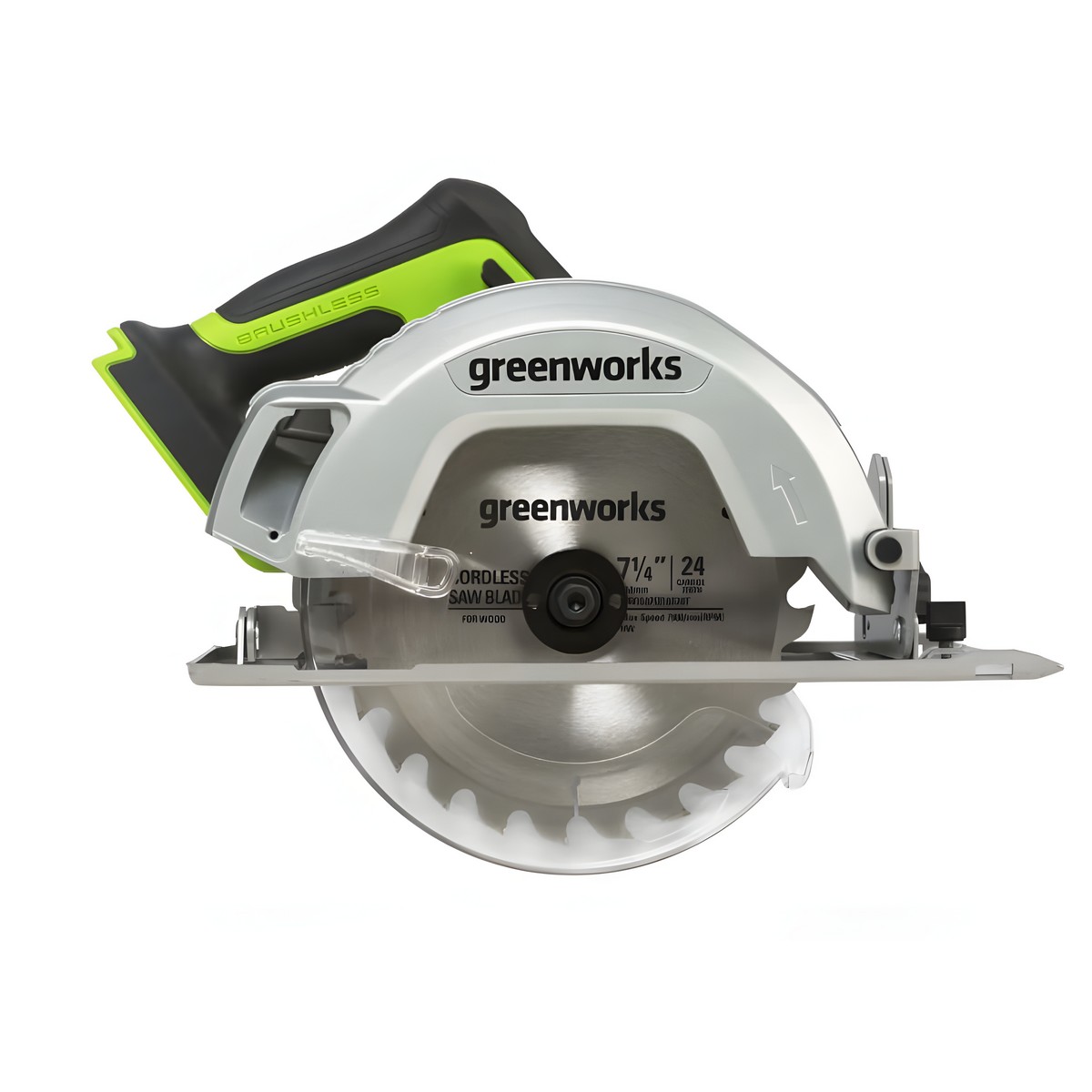 фото Пила циркулярная аккумуляторная GREENWORKS GD24CS (без АКБ и ЗУ) 1500907