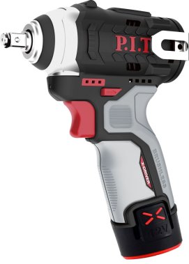 фото Гайковерт P.I.T. IMPACT аккум. бесщеточный PIW12K-120A/2 (12В, 120Нм, 3ск, кв. 3/8", 2 акб 2Ач, ЗУ)
