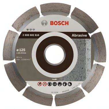 фото Диск алмазный 125 х 22.2 мм Standard for Abrasive BOSCH 2608602616