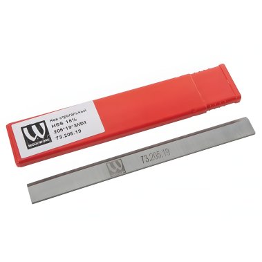 фото Нож строгальный 205 х 19 х 3.0 мм HSS 18% (1 шт., для 60А,60С) WOODWORK 73.205.19