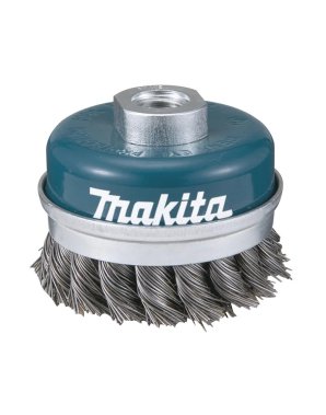 фото Щетка чашечная 100 мм (для УШМ, М14, нерж. 0.5 мм, пучки) MAKITA D-78570