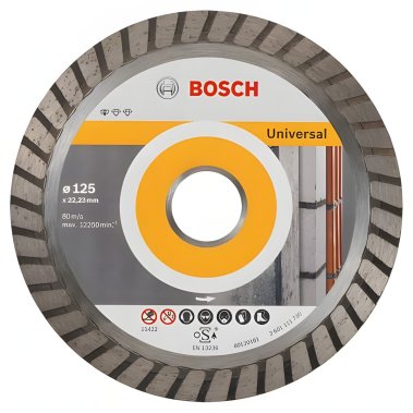 фото Диск алмазный 125 х 22.2 мм Standard for Universal Turbo BOSCH 2608602394