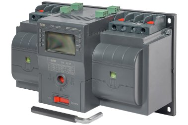 фото Рубильник реверсивный автоматизированный моноблочный (Блок автоматического ввода резерва АВР) CM-63/