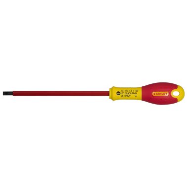фото Отвертка диэлектрическая SL 5.5 х 150 мм FatMax VDE 1000V (блистер) STANLEY 0-65-413