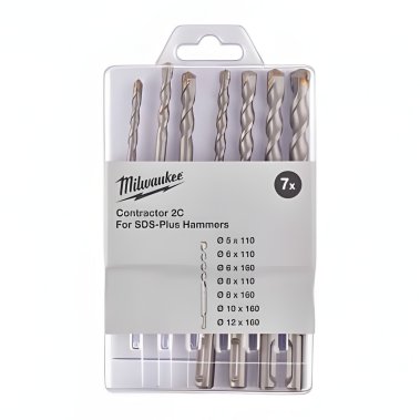 фото Набор буров SDS+ CONTRACTOR 7 шт.(5/5/6/8х110, 6/8/10/12х160) MILWAUKEE 4932471244