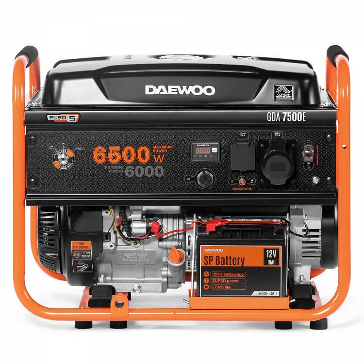 фото Генератор бензиновый DAEWOO GDA 7500E