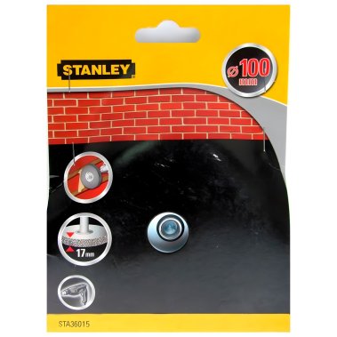 фото Щетка дисковая стальная для дрели d. 100 мм STANLEY STA36015-XJ