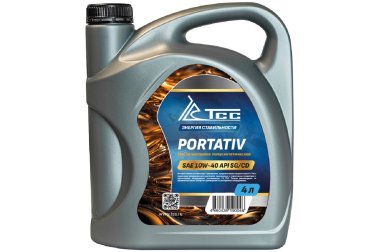 фото Масло TSS 4 л, полусинтетическое универсальное SAE 10W-40, API SG/CD (PORTATIV/Motor oil 4liter can)
