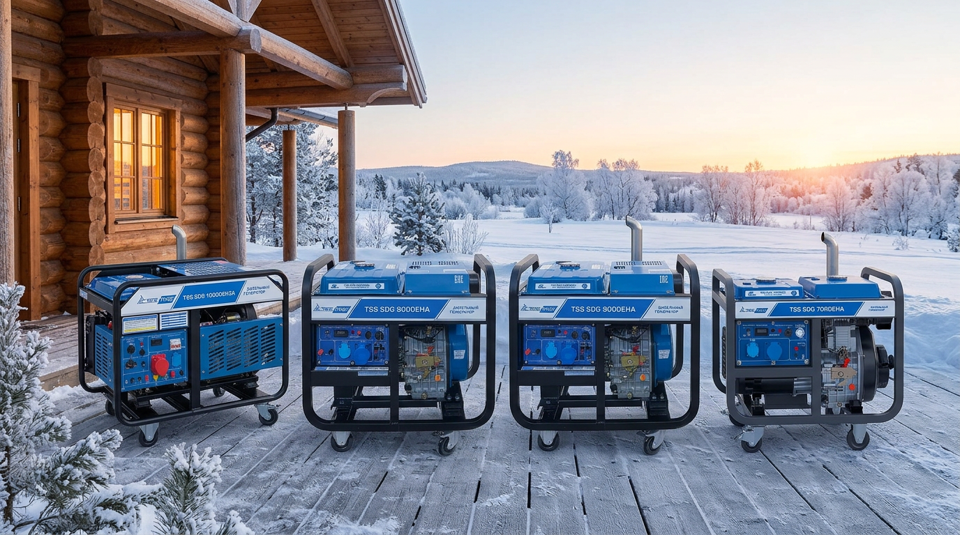 Купить дизельную электростанцию ТСС для дома: Гарантия тепла зимой