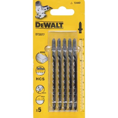 фото Пилки (5 шт., дерево) DeWalt DT2077-QZ