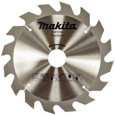 фото Диск пильный 185 x 30/20 мм 16T (дерево) MAKITA D-81234