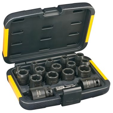 фото Набор головок ударных 1/2'' (17 шт., кейс) DeWalt DT7506-QZ