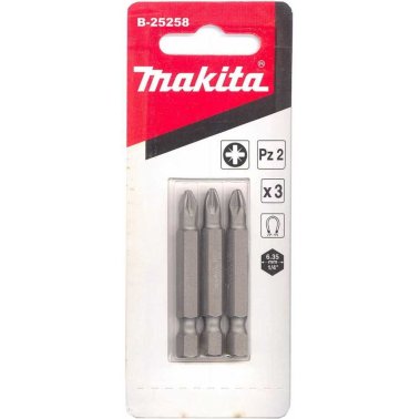 фото Бита PZ 2 х 50 мм E-form (3 шт.) MZ MAKITA B-25258
