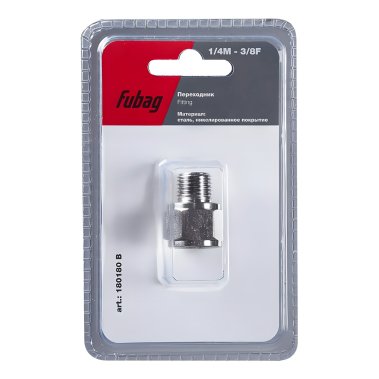 фото Переходник 1/4''M - 3/8''F (блистер) FUBAG 180180B