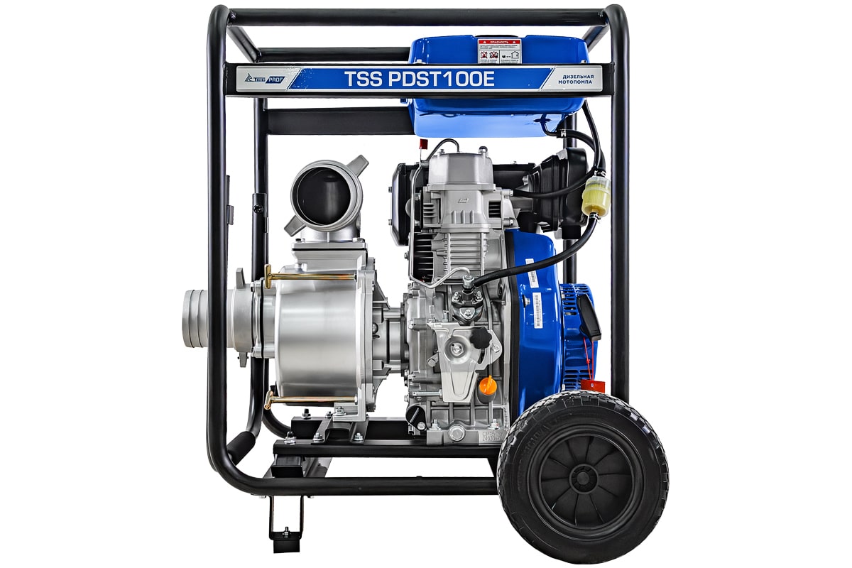 фото Мотопомпа дизельная TSS PDST100E (электростартер, АКБ)