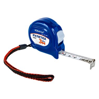 фото Рулетка 3 м х 16 мм Луч КОБАЛЬТ 247-309
