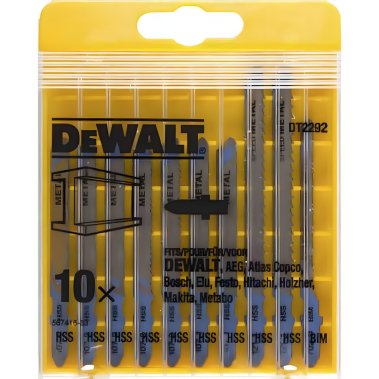 фото Набор пилок 10 шт. (металл) DeWalt DT2292