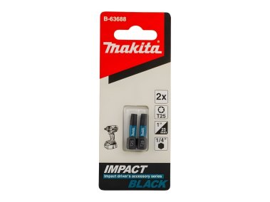 фото Бита T25 х 25 мм C-form (2 шт.) Impact Black MAKITA B-63688