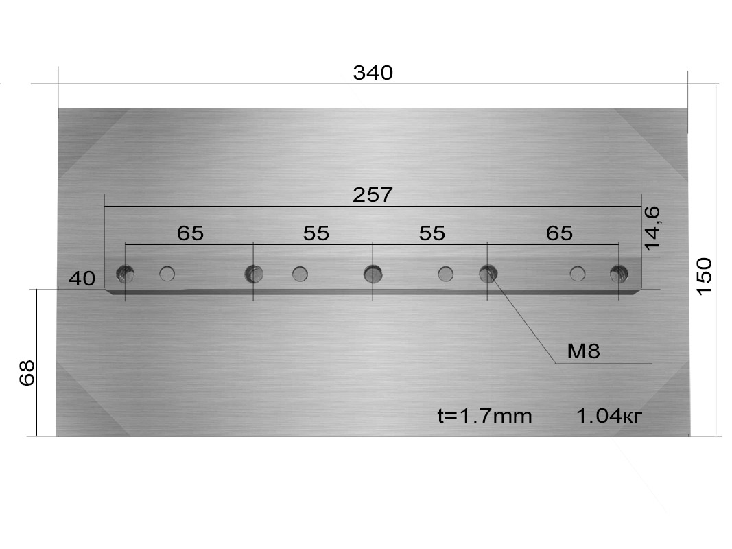 фото Лопасти для TSS DMD1000 (к-т из 4 лопастей)