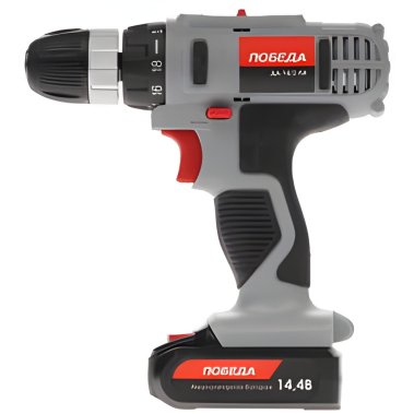 фото Дрель аккумуляторная ПОБЕДА ДА-14/2 Ли-М 180201643