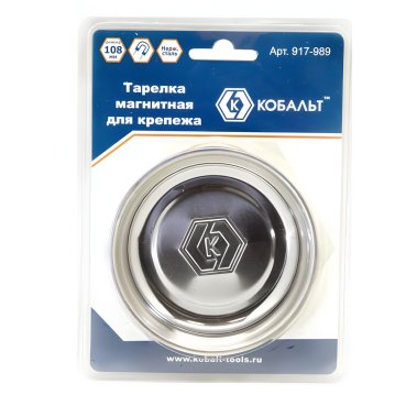 фото Тарелка магнитная для крепежа 108 х 22 мм КОБАЛЬТ 917-989