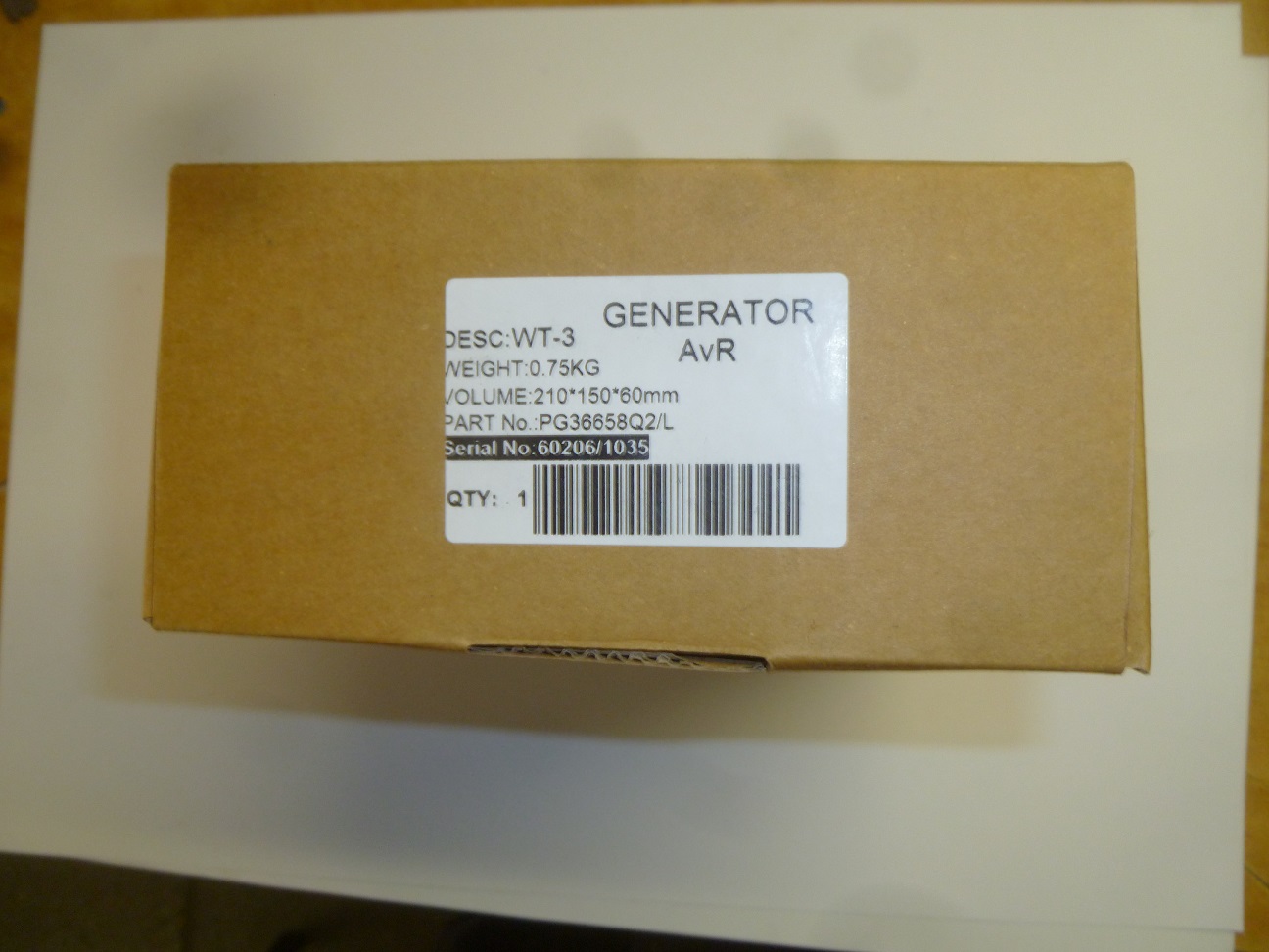 фото Регулятор напряжения AVR ENGGA (WT-3)