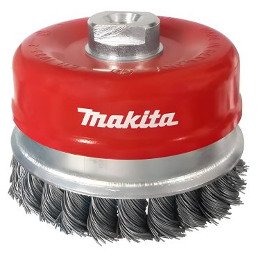 фото Щетка чашечная 100 мм (для УШМ, М14, витая сталь 0.5 мм) MAKITA P-04472