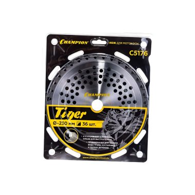 фото Нож с зубцами из твердого сплава 230 х 25.4 мм 36T Tiger (SRM-2305SI/2655SI) CHAMPION C5176