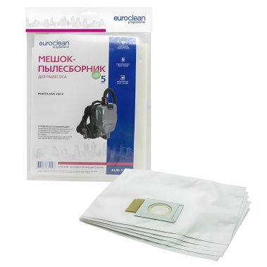 фото Мешок-пылесборник синтетический EURO clean EUR-126, 1 шт. (Makita DVC260Z, 3-х сл.)