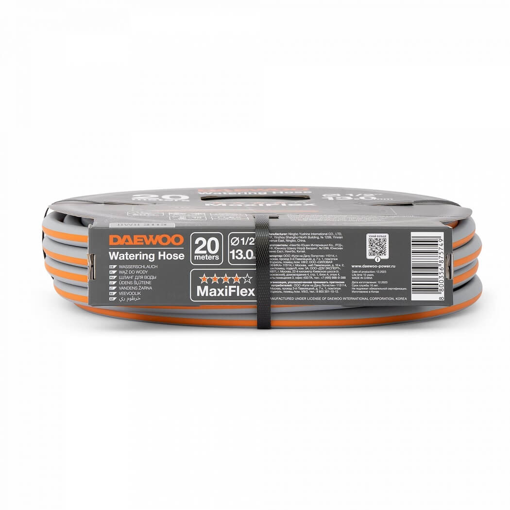 фото Шланг MaxiFlex 20 м, 1/2'' (13 мм) DWH 3113 DAEWOO