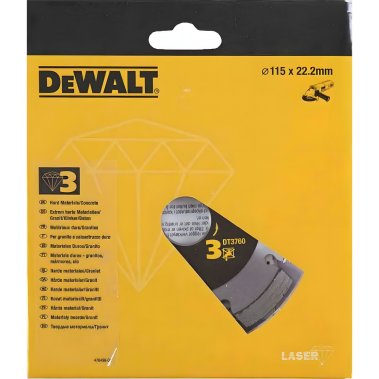фото Диск алмазный 115 х 2.0 х 22.2 мм (гранит/железобетон) DeWalt DT3760