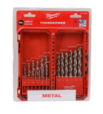 фото Набор сверл по металлу THUNDERWEB HSS-G 19 шт.GEN III MILWAUKEE 4932493869
