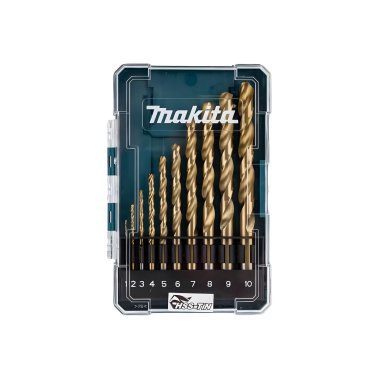 фото Набор сверл по металлу 10 шт. (1-10 мм) HSS-TIN Economy MAKITA D-72849