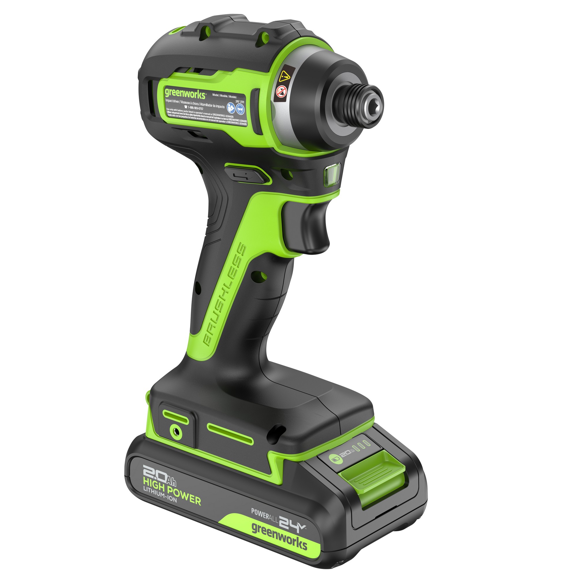 фото Винтоверт аккумуляторный ударный GREENWORKS ID3170 3804907CUA