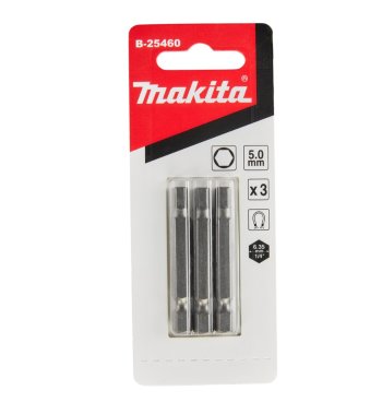 фото Бита HEX 5.0 х 50 мм E-form (3 шт.) MZ MAKITA B-25460